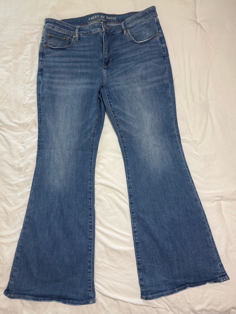 American Eagle Outfitters Medium Blue Flare Jeans